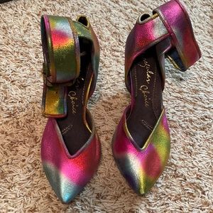 Irregular choice Tie-Dye colored heels